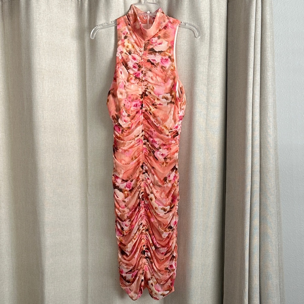 Black Halo Kobe Ruched Dress
